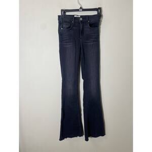 Mcguire Denim Flare Leg Black Jeans Sz 26